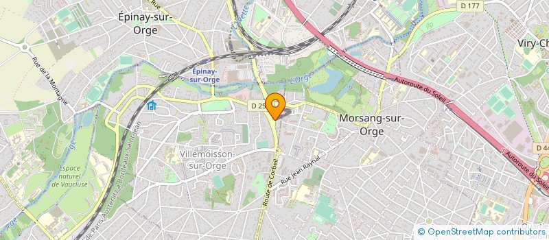 localisation de l'entreprise MONSIEUR GERARD AUBLET  VILLEMOISSON-SUR-ORGE