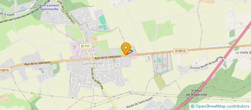 localisation de l'entreprise MONSIEUR GERARD AUBOURG  GAINNEVILLE