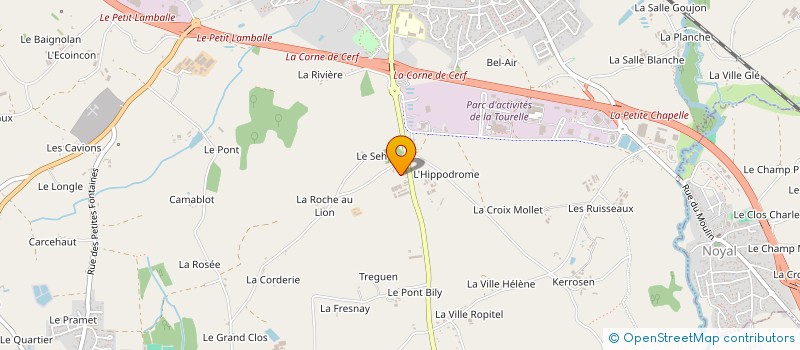 localisation de l'entreprise MONSIEUR GERARD AUDET  LAMBALLE-ARMOR