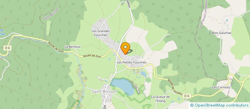 localisation de l'entreprise MONSIEUR GERARD AURIBAULT à SAINT-BRISSON