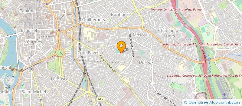 localisation de l'entreprise MONSIEUR GERARD AUTHIER à TOULOUSE