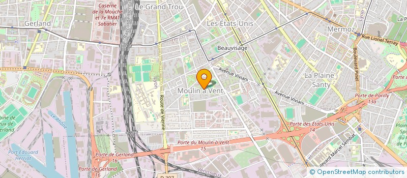 localisation de l'entreprise MONSIEUR GERARD AYEL  VENISSIEUX