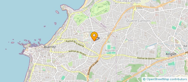 localisation de l'entreprise MONSIEUR GERARD AZIZA à BIARRITZ