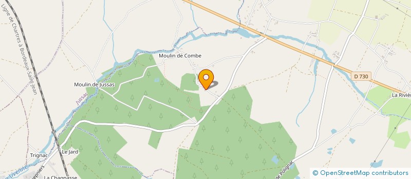 localisation de l'entreprise MONSIEUR GERARD BABAUD  CHEPNIERS