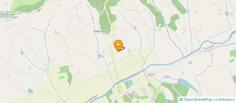 localisation de l'entreprise MONSIEUR GERARD BACH  SAINT-AMANS-DE-PELLAGAL