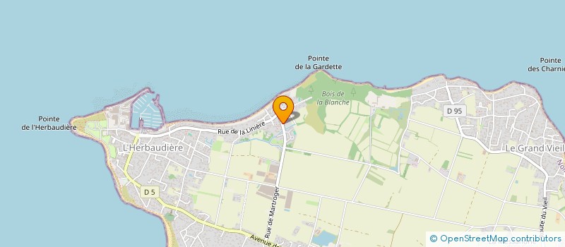 localisation de l'entreprise MONSIEUR GERARD BADAUD à NOIRMOUTIER-EN-L'ILE