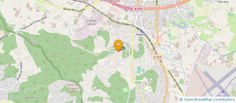 localisation de l'entreprise MONSIEUR GERARD BAILLAU à HYERES