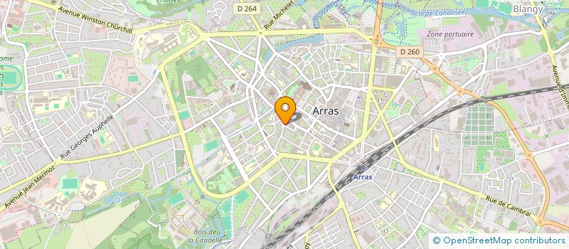 localisation de l'entreprise MONSIEUR GERARD BAILLET à ARRAS