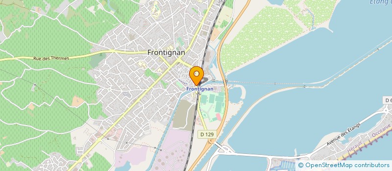localisation de l'entreprise MONSIEUR GERARD BAILLEUX à FRONTIGNAN