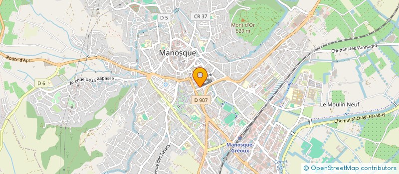 localisation de l'entreprise MONSIEUR GERARD BAKALIAN à MANOSQUE