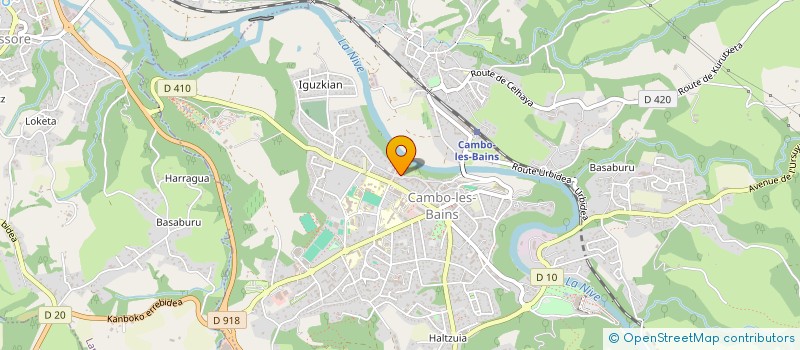 localisation de l'entreprise MONSIEUR GERARD BALACEY  CAMBO-LES-BAINS