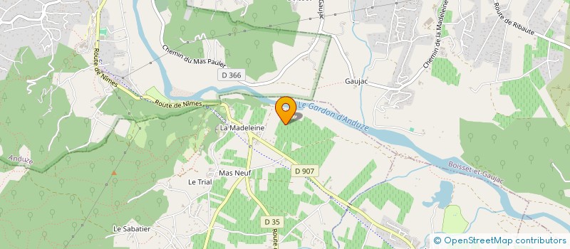 localisation de l'entreprise MONSIEUR GERARD BALAZUC  TORNAC