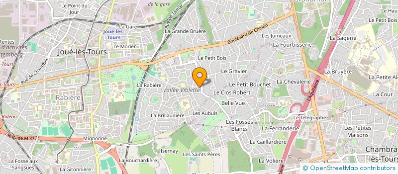localisation de l'entreprise MONSIEUR GERARD BALDRATI  JOUE-LES-TOURS