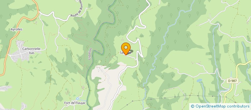 localisation de l'entreprise MONSIEUR GERARD BALITRAND  SAINT-COME-D'OLT