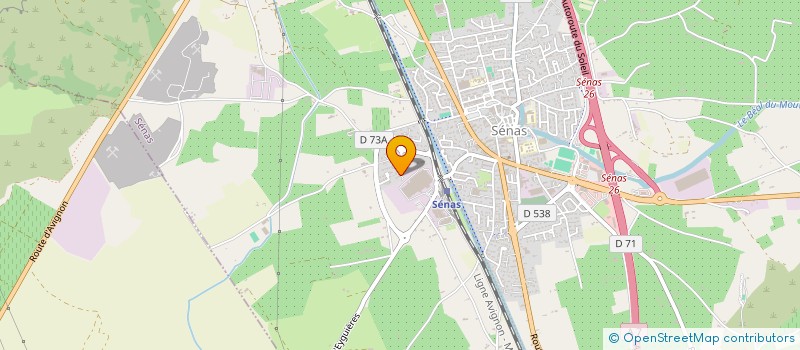 localisation de l'entreprise MONSIEUR GERARD BALLESTER  SENAS