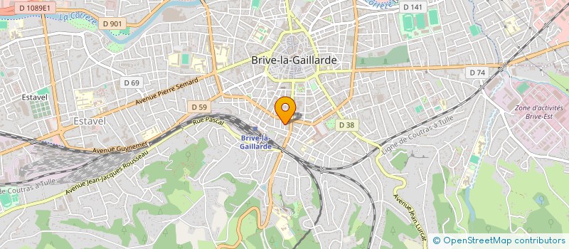 localisation de l'entreprise MONSIEUR GERARD BALLOT  BRIVE-LA-GAILLARDE