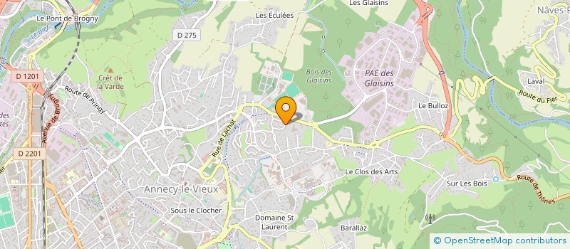 localisation de l'entreprise MONSIEUR GERARD BALZER à ANNECY