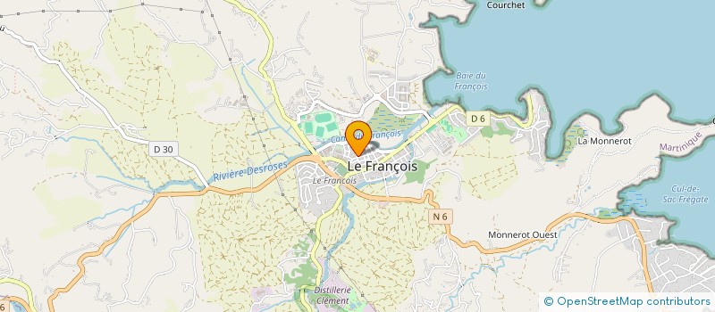 localisation de l'entreprise MONSIEUR GERARD BANIDOL à LE FRANCOIS