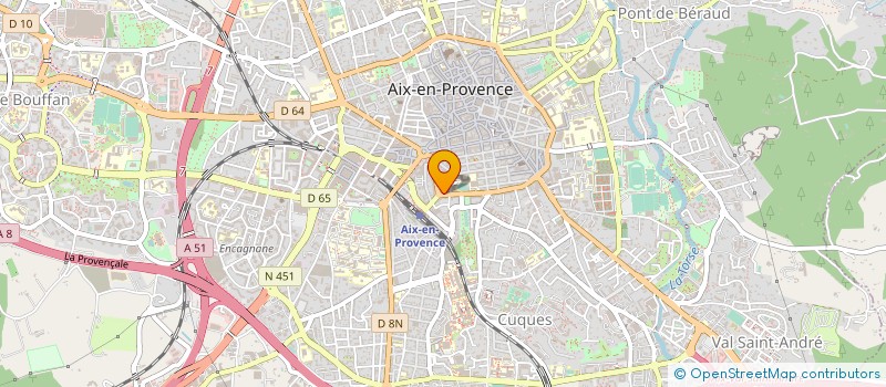 localisation de l'entreprise MONSIEUR GERARD BARBERET à AIX-EN-PROVENCE