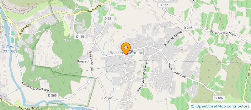 localisation de l'entreprise MONSIEUR GERARD BARDEL à BOISSET-ET-GAUJAC