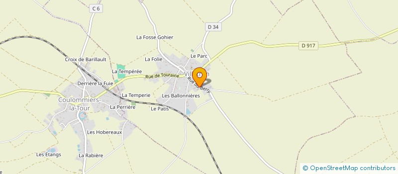 localisation de l'entreprise MONSIEUR GERARD BARDET à VILLETRUN