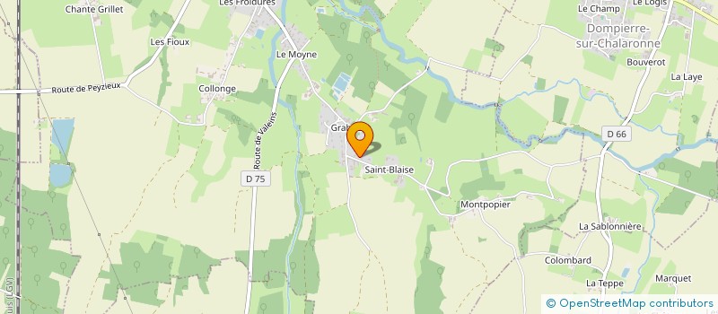 localisation de l'entreprise MONSIEUR GERARD BARGEL  SAINT-ETIENNE-SUR-CHALARONNE