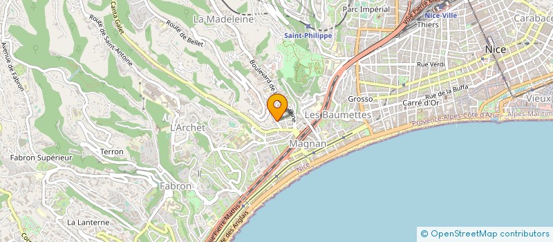 localisation de l'entreprise MONSIEUR GERARD BARNOIN à NICE
