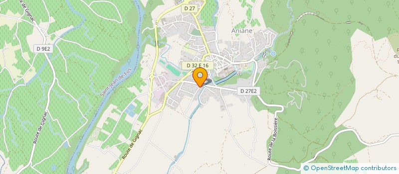 localisation de l'entreprise MONSIEUR GERARD BARRAL  LA BOISSIERE