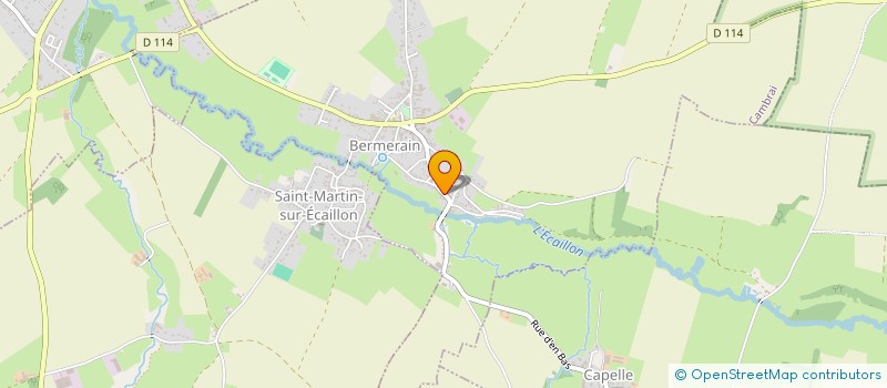 localisation de l'entreprise MONSIEUR GERARD BASUYAUX  BERMERAIN