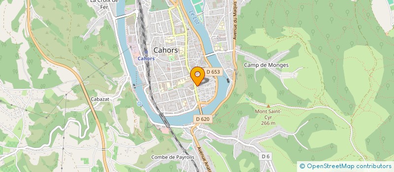 localisation de l'entreprise MONSIEUR GERARD BATISTE  CAHORS