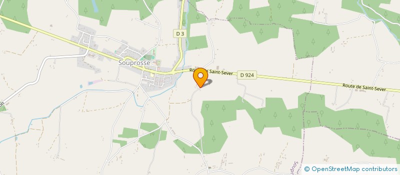 localisation de l'entreprise MONSIEUR GERARD BATS  SOUPROSSE