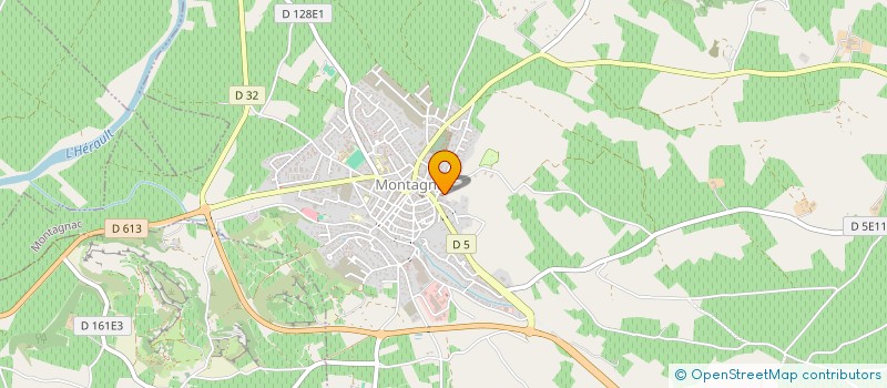 localisation de l'entreprise MONSIEUR GERARD BAUDELOT à MONTAGNAC