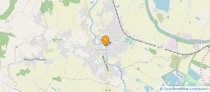 localisation de l'entreprise MONSIEUR GERARD BAUDEY à VIELMUR-SUR-AGOUT