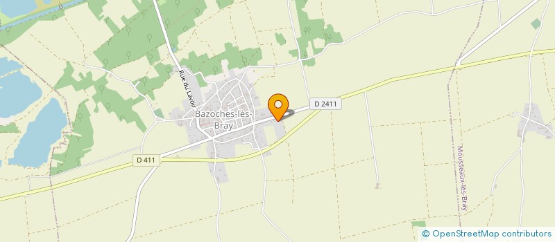 localisation de l'entreprise MONSIEUR GERARD BAUDHUIN à BAZOCHES-LES-BRAY