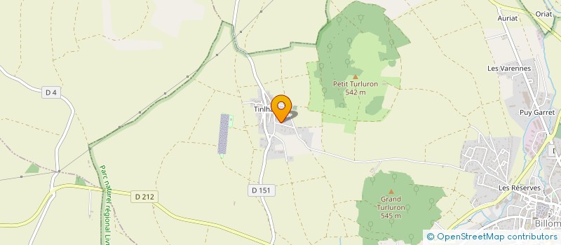 localisation de l'entreprise MONSIEUR GERARD BAUDONAT  BILLOM