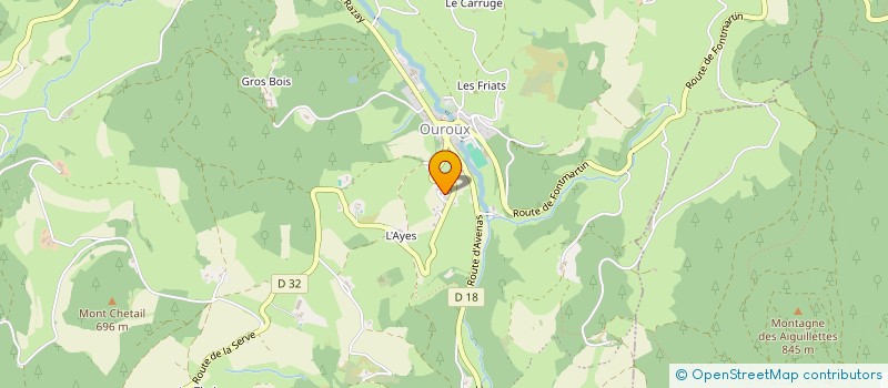 localisation de l'entreprise MONSIEUR GERARD BAUDRY à DEUX-GROSNES