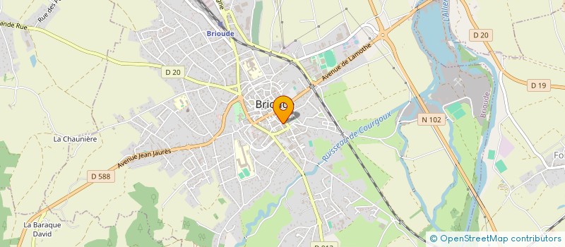 localisation de l'entreprise MONSIEUR GERARD BAYSSAT à BRIOUDE