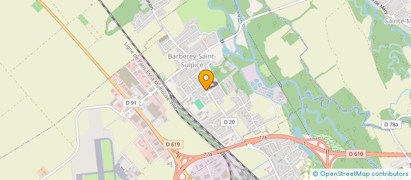 localisation de l'entreprise MONSIEUR GERARD BE  BARBEREY-SAINT-SULPICE