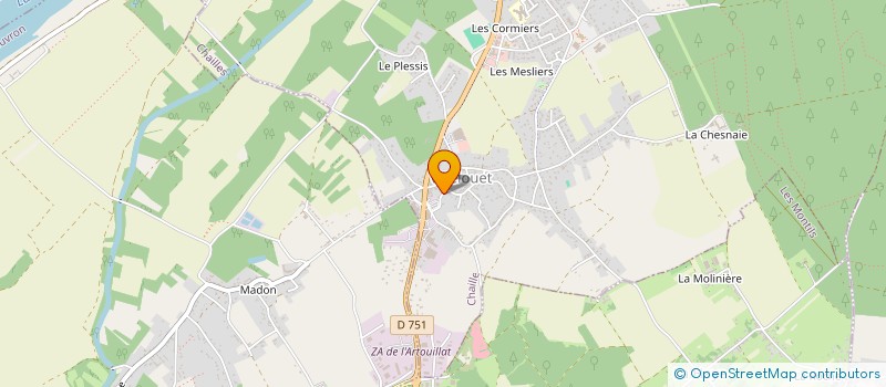 localisation de l'entreprise MONSIEUR GERARD BEAUCOUSIN à CHAILLES