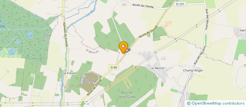 localisation de l'entreprise MONSIEUR GERARD BEAURAIN à SAINT-OUEN-DU-MESNIL-OGER