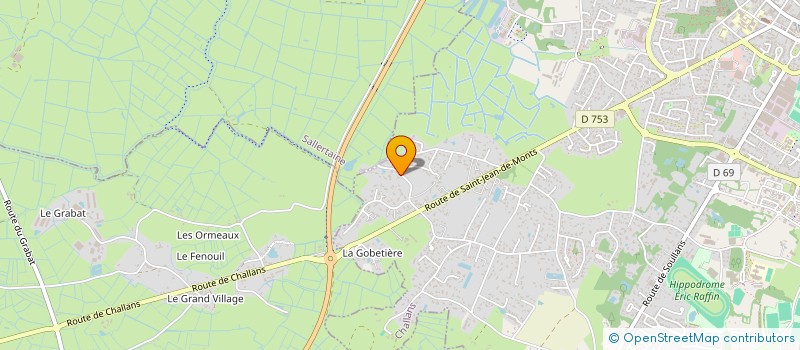 localisation de l'entreprise MONSIEUR GERARD BEAUVAIS  CHALLANS