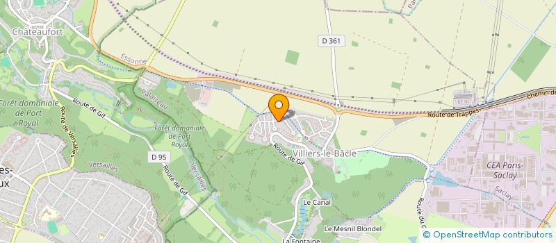 localisation de l'entreprise MONSIEUR GERARD BECHADE à VILLIERS-LE-BACLE