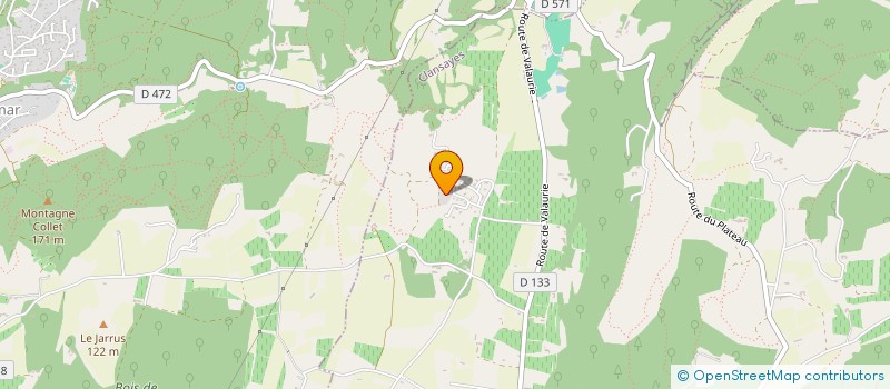 localisation de l'entreprise MONSIEUR GERARD BEGAGNON  SOLERIEUX