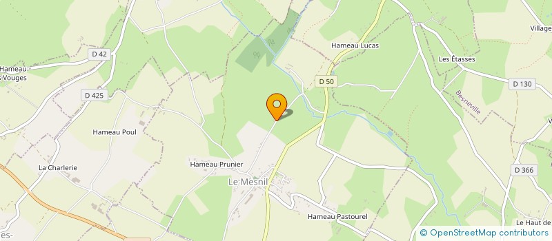 localisation de l'entreprise MONSIEUR GERARD BELLEE  LE MESNIL