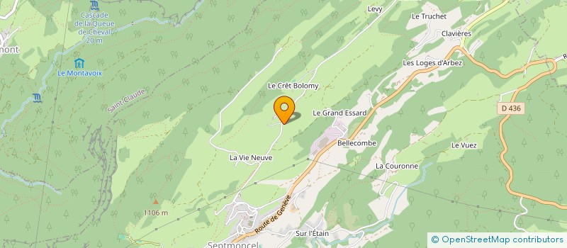 localisation de l'entreprise MONSIEUR GERARD BENOIT A LA GUILLAUME à SEPTMONCEL LES MOLUNES