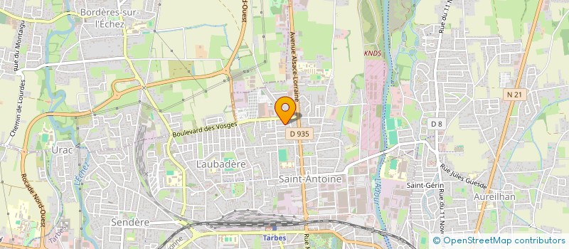 localisation de l'entreprise MONSIEUR GERARD BEQUE  TARBES