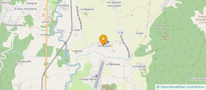 localisation de l'entreprise MONSIEUR GERARD BERARD  AMBERT