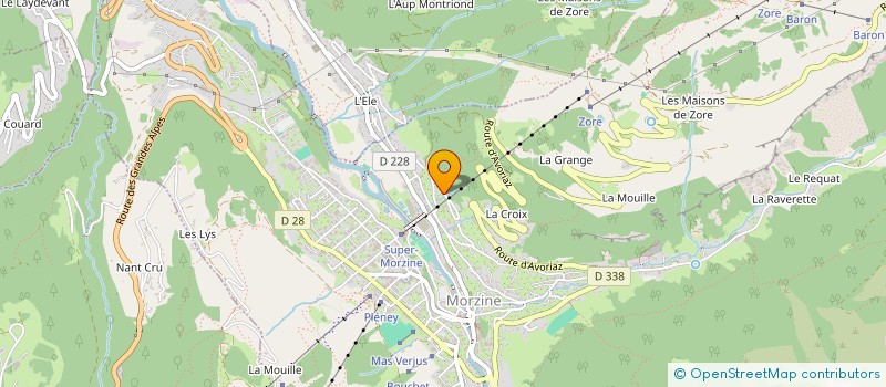 localisation de l'entreprise MONSIEUR GERARD BERGER à MORZINE