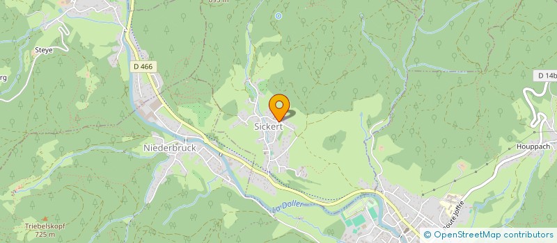 localisation de l'entreprise MONSIEUR GERARD BERNA  SICKERT