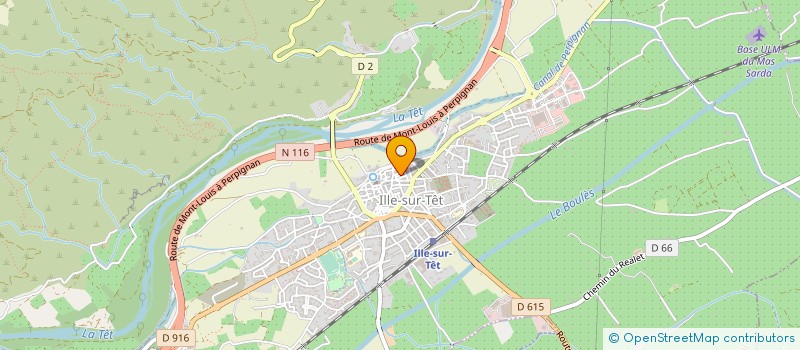 localisation de l'entreprise MONSIEUR GERARD BERNADES à ILLE-SUR-TET